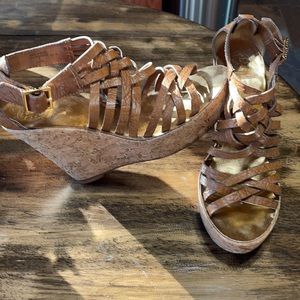 Tory Burch wedges leather woman’s shoes